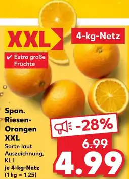 Kaufland Span. Po Riesen- Orangen XXL Angebot