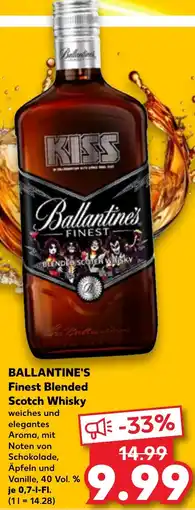 Kaufland BALLANTINE'S Finest Blended Scotch Whisky Angebot