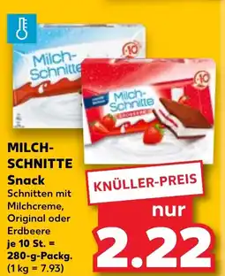 Kaufland MILCH- SCHNITTE Snack Angebot