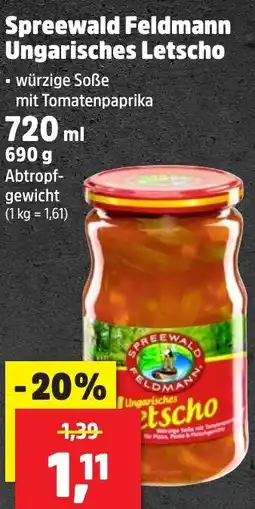 Thomas Philipps Spreewald Feldmann Ungarisches Letscho Angebot