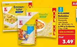 Kaufland K-CLASSIC Reibekäse Angebot