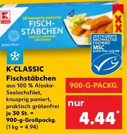 Kaufland K-CLASSIC Fischstäbchen Angebot