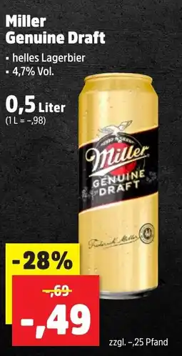 Thomas Philipps Miller Genuine Draft Angebot