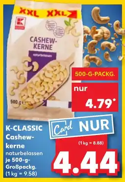 Kaufland K-CLASSIC Cashewkerne Angebot