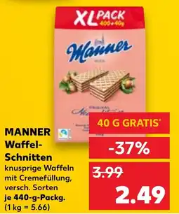 Kaufland MANNER Waffel- Schnitten Angebot