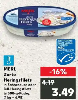 Kaufland MERL Zarte Heringsfilets Angebot