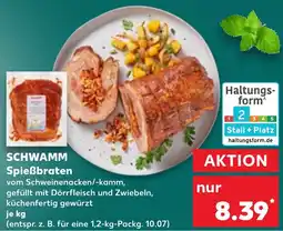 Kaufland SCHWAMM Spießbraten Angebot