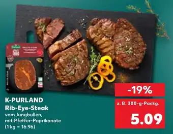 Kaufland K-PURLAND Rib-Eye-Steak Angebot