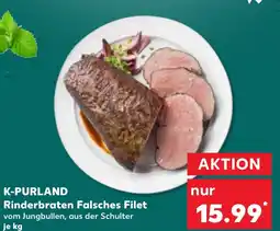 Kaufland K-PURLAND Rinderbraten Falsches Filet Angebot