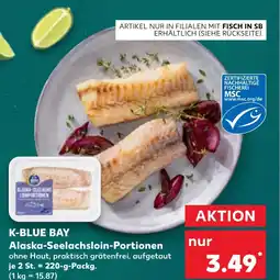 Kaufland K-BLUE BAY Alaska-Seelachsloin-Portionen Angebot