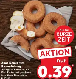 Kaufland Zimt-Donut mit Birnenfüllung Angebot