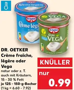 Kaufland DR. OETKER Crème fraîche, légère oder Vega Angebot