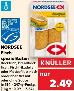 Kaufland NORDSEE Fischspezialitäten Angebot