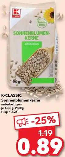 Kaufland K-CLASSIC Sonnenblumenkerne Angebot