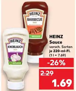 Kaufland HEINZ Sauce Angebot