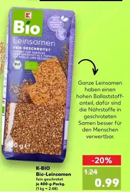 Kaufland K-BIO Bio-Leinsamen Angebot
