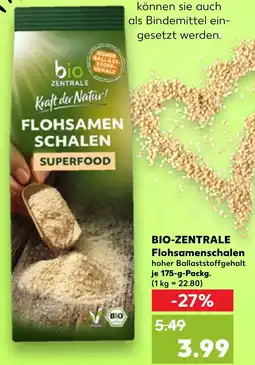 Kaufland BIO-ZENTRALE Flohsamenschalen Angebot