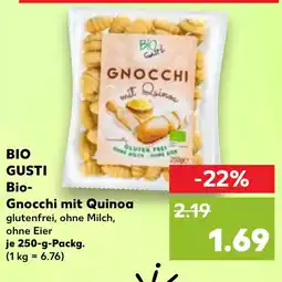 Kaufland BIO GUSTI Bio- Gnocchi mit Quinoa Angebot