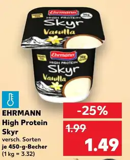 Kaufland EHRMANN High Protein Skyr Angebot