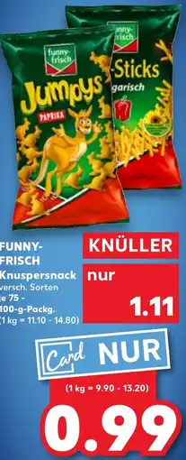 Kaufland FUNNY- FRISCH Knuspersnack Angebot