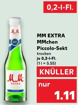 Kaufland MM EXTRA MMchen Piccolo-Sekt Angebot