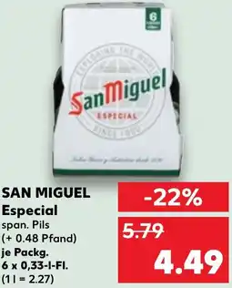 Kaufland SAN MIGUEL Especial Angebot