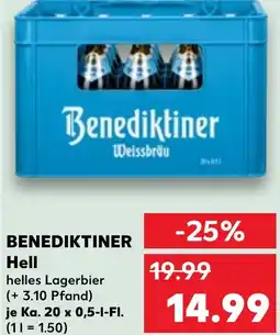 Kaufland BENEDIKTINER Hell Angebot
