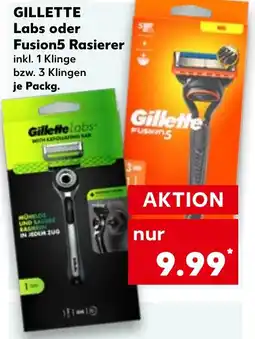 Kaufland GILLETTE Labs oder Fusion5 Rasierer Angebot