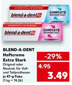 Kaufland BLEND-A-DENT Haftcreme Extra Stark Angebot