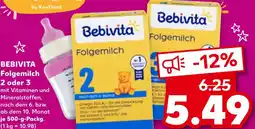 Kaufland BEBIVITA Folgemilch 2 oder 3 Angebot