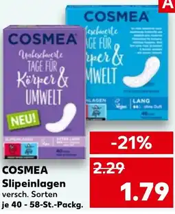 Kaufland COSMEA Slipeinlagen Angebot