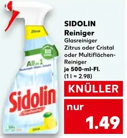 Kaufland SIDOLIN Reiniger Angebot