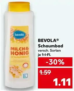 Kaufland BEVOLA Schaumbad Angebot