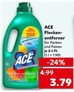 Kaufland ACE Fleckenentferner Angebot