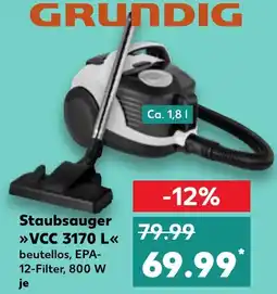 Kaufland GRUNDIG Staubsauger VCC 3170 L Angebot