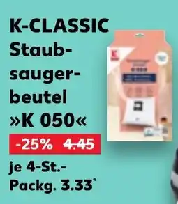 Kaufland K-CLASSIC Staubsaugerbeutel K 050 Angebot