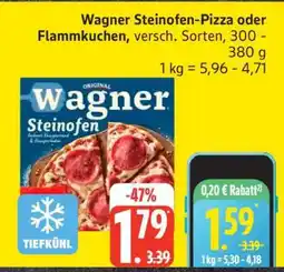 Edeka Wagner Steinofen Pizza oder Flammkuchen Angebot