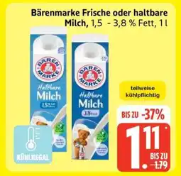 Edeka Bärenmarke Frische oder haltbare Milch Angebot