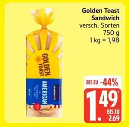 Edeka Golden Toast Sandwich Angebot