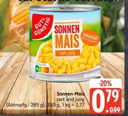 Edeka Sonnen-Mais zart und jung Angebot