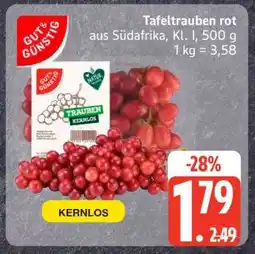 Edeka Tafeltrauben rot Angebot