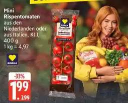 Edeka Mini-Rispentomaten Angebot