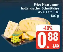 Edeka Frico Maasdamer holländischer Schnittkäse Angebot