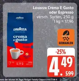 Edeka Lavazza Crema E Gusto oder Espresso Angebot