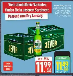 Edeka Jever Fun, versch. Sorten Angebot