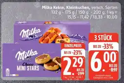 Edeka Milka Kekse, Kleinkuchen, versch. Sorten Angebot