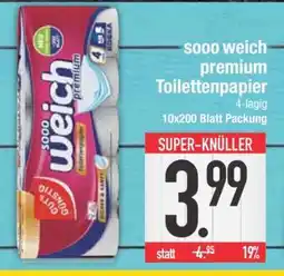 Edeka sooo weich premium Toilettenpapier Angebot