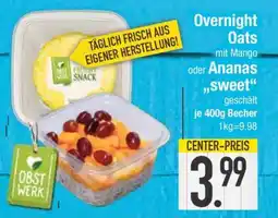 Edeka Overnight Oats mit Mango oder Ananas 'sweet' Angebot