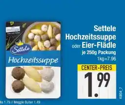 Edeka Settele Hochzeitssuppe oder Eier-Flädle Angebot
