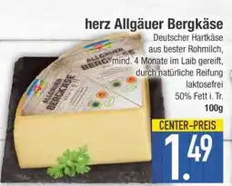 Edeka herz Allgäuer Bergkäse Angebot